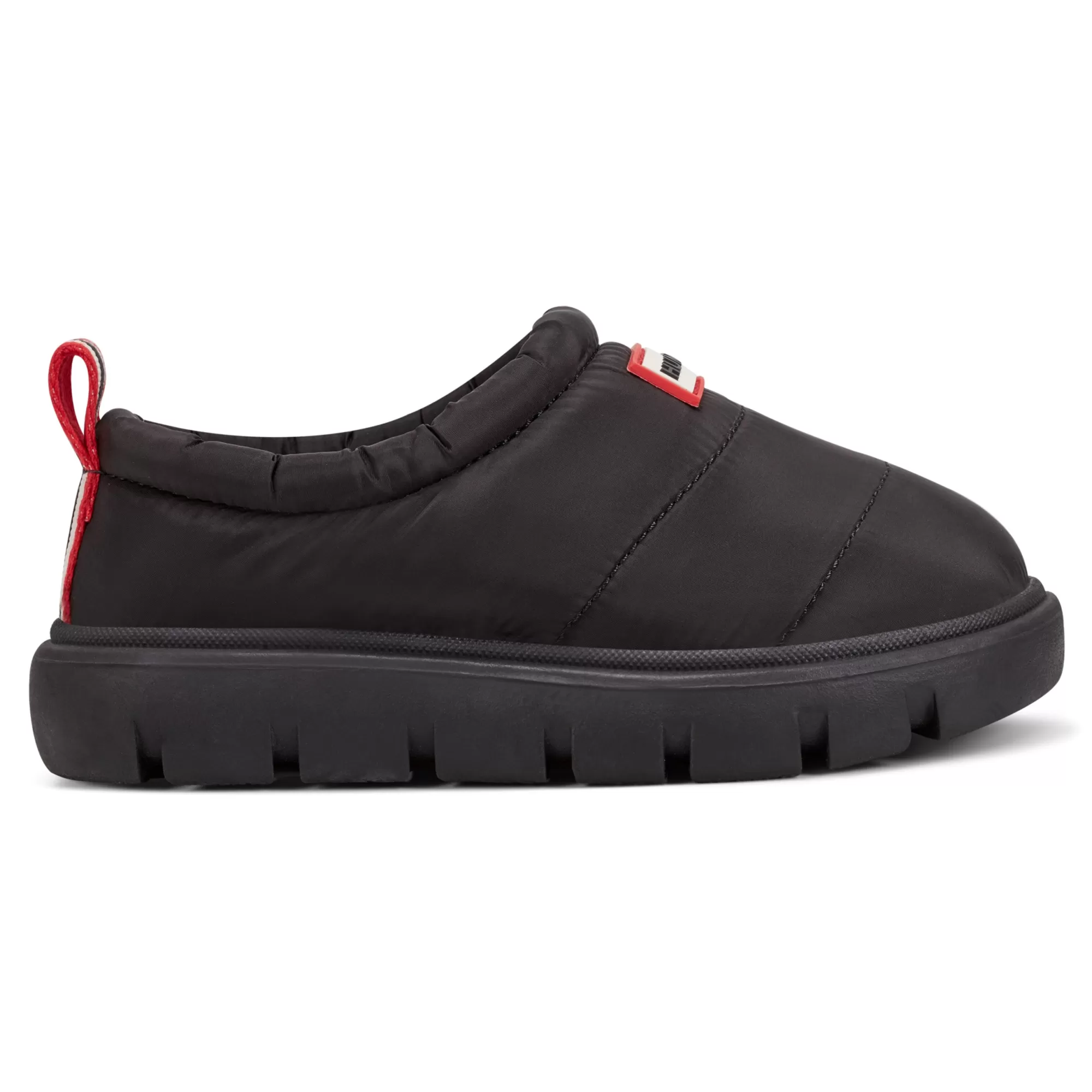 Hunter Big Kids Cody Lug Sole Insulated Water Resistant Slip-on Shoes Black Flash Sale