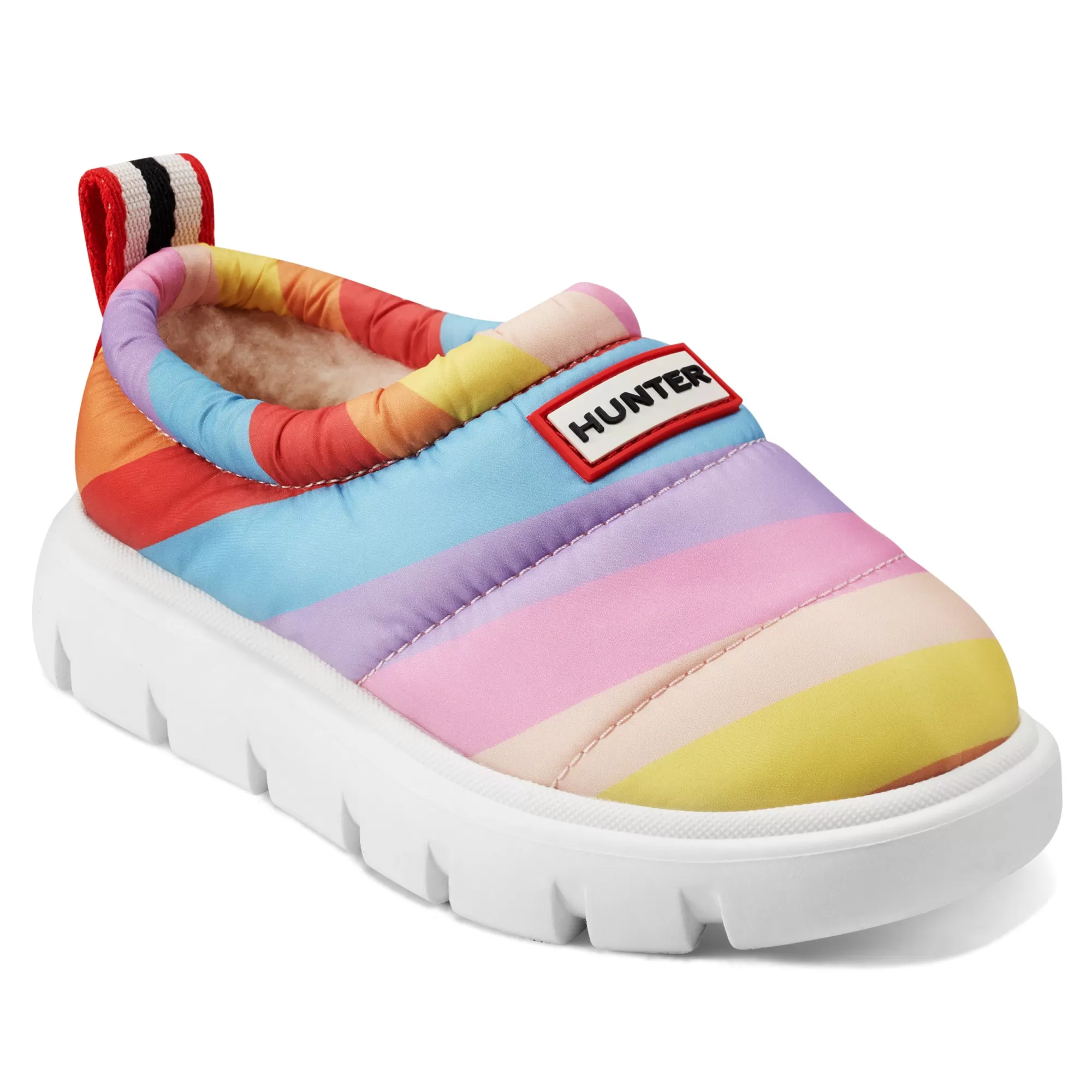 Hunter Little Kids Cody Lug Sole Insulated Water Resistant Slip-on Shoes Rainbow Discount