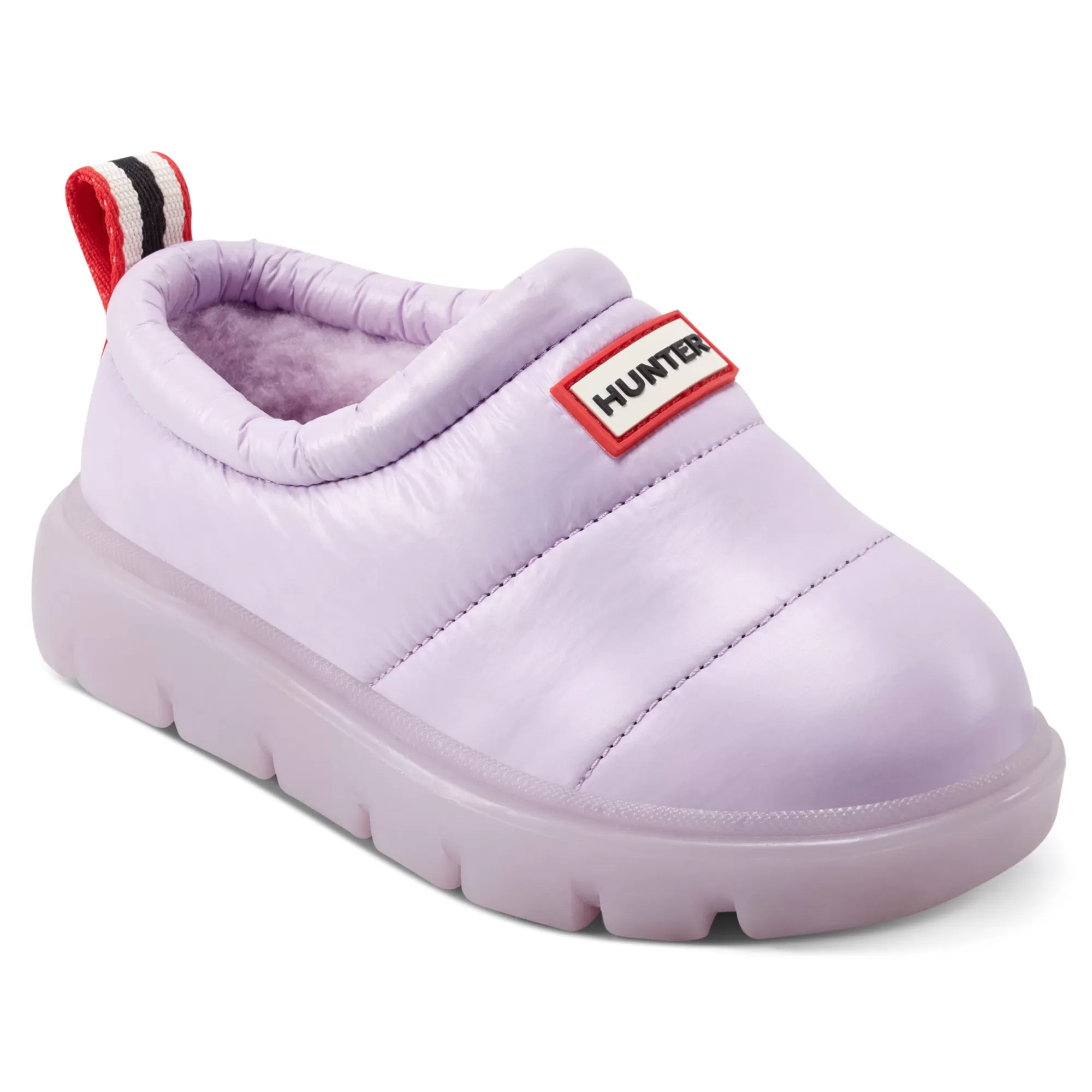 Hunter Little Kids Cody Lug Sole Insulated Water Resistant Slip-on Shoes LightPurple Clearance