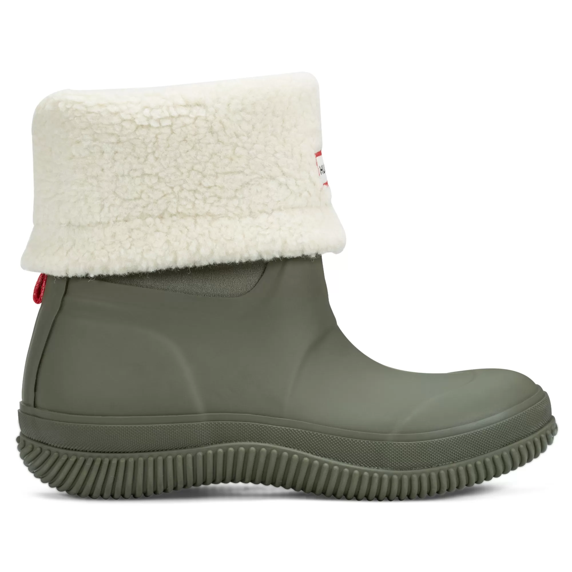 Hunter Women's Thunor Indoor/Outdoor Insulated Roll Top Waterproof Snow Boots MediumGreen Cheap